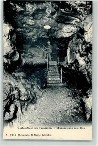 3800 Sundlauenen - Beatushöhlen Treppenaufgang zum Dom