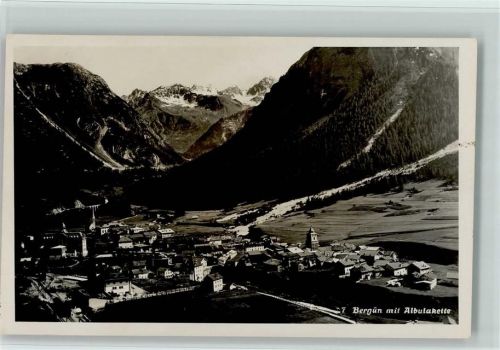 7482 Bergün Bravuogn 1933 - mit Albulakette