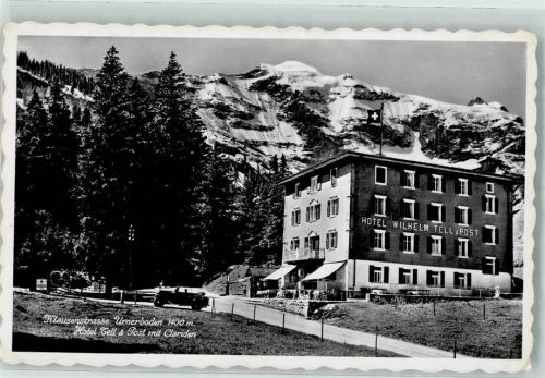 8751 Urnerboden - Klausenstrasse Hotel Tell & Post mit Clariden