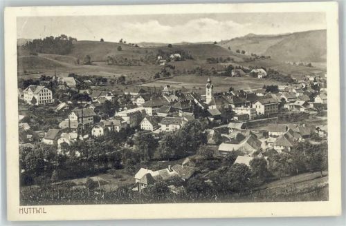 4950 Huttwil - Kirche, Ortsansicht