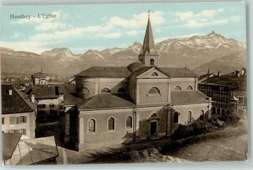 1870 Monthey - Kirche