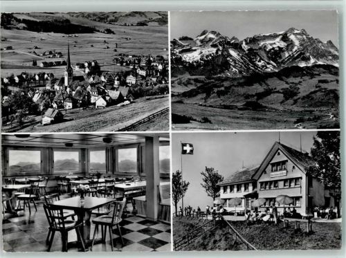 Gäbris - Gasthaus Gäbris ob Gais 4-Bildkarte