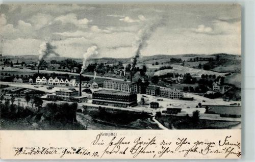 8307 Oberkempttal Effretikon 1908 - Fabrik