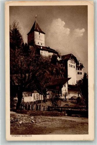 3752 Wimmis Foto AK Schloss
