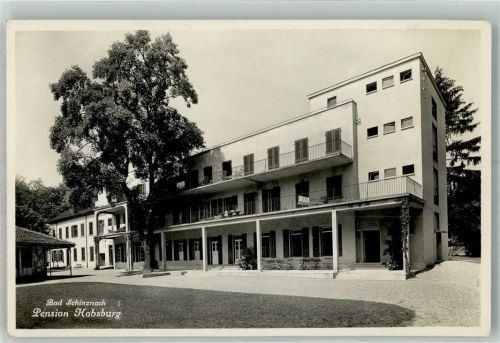 5116 Schinznach Bad 1936 Foto AK Pension Habsburg