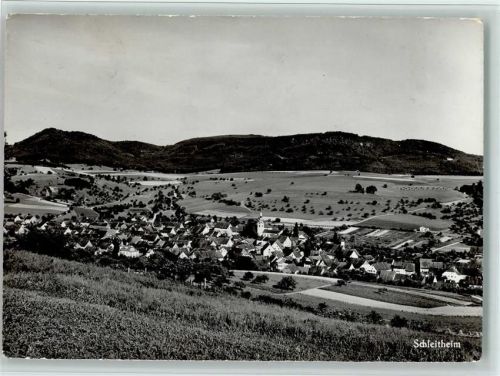 8226 Schleitheim 1962 Foto AK Vue generale, gute Erhaltung AK