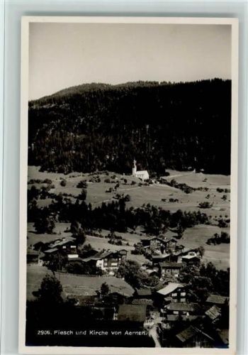 3984 Fiesch - und Kirche von Aernen