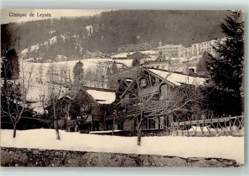 1854 Leysin - Clinique Krankenhaus Winter