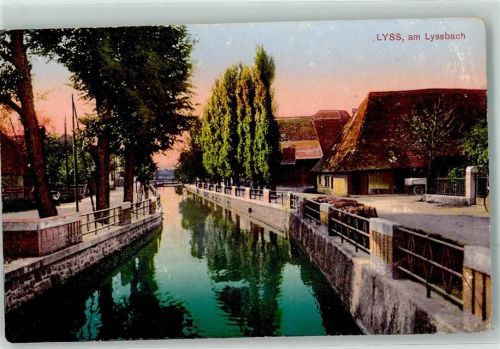 3250 Lyss Gebrauchsspuren am Lyssbach