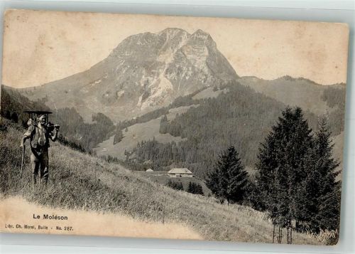 Le Moléson Les Paccots Gebrauchsspuren Tracht Beruf Händler