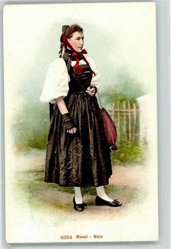 4000 Basel Bâle - Frau Kostüm