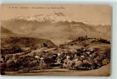 1884 Huémoz Gebrauchsspuren Dents du Midi