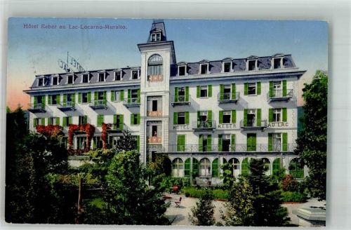 6600 Muralto 1925 Gebrauchsspuren Hotel Reber