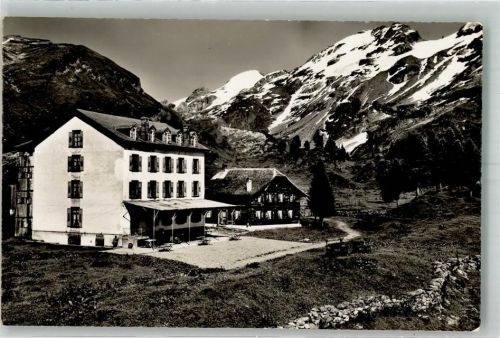 3862 Innertkirchen 1955 Foto AK Hotel Engstlenalp Jochpass Titlis