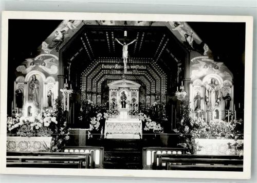 8132 Egg bei Zürich 1942 Foto AK Wallfahrts- Kirche St. Antonius