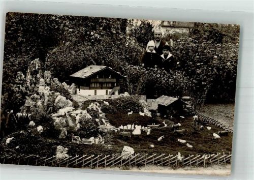 2540 Grenchen 1932 Foto AK Miniaturwelt Bauenrhof