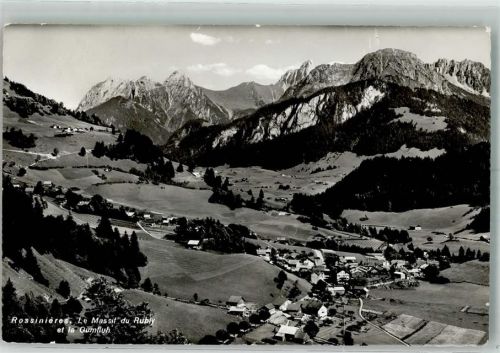 1658 Rossinière Foto AK Feldpost CP.Fus.Mont. III/6