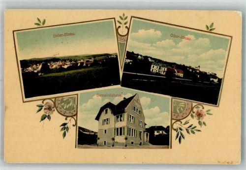 8308 Illnau 1920 Foto AK Gemeindehaus Unter- und Ober-Illnau