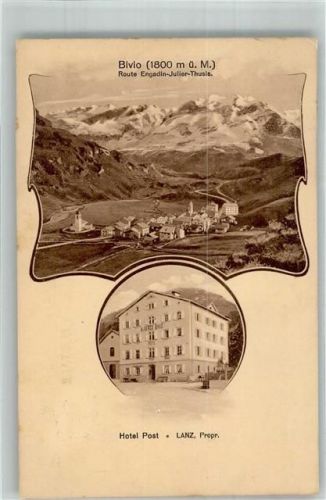 7457 Bivio Gebrauchsspuren Hotel Post
