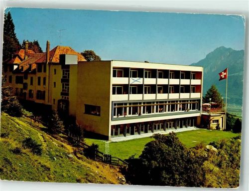 9479 Oberschan Foto AK Hotel Alvier Foto Gross