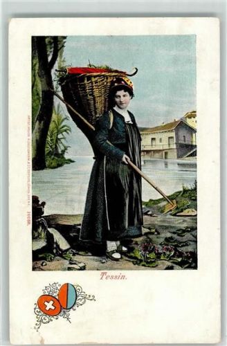 Tessiner Trachtenfrau