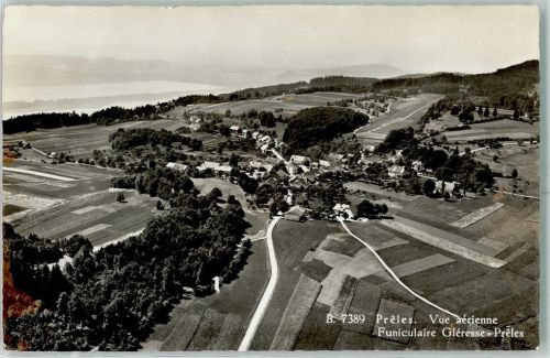 2515 Prêles - Fliegeraufnahme Funiculaire Gléresse-Preles