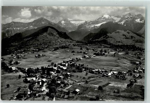 3703 Aeschi b. Spiez - Fliegeraufnahme