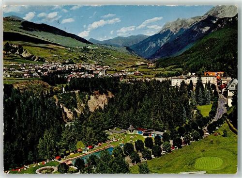 7552 Vulpera - Schwimmbad Scuol Sent Golfplatz