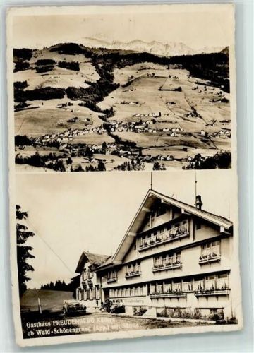 9127 St. Peterzell Gebrauchsspuren Gasthaus Freudenberg