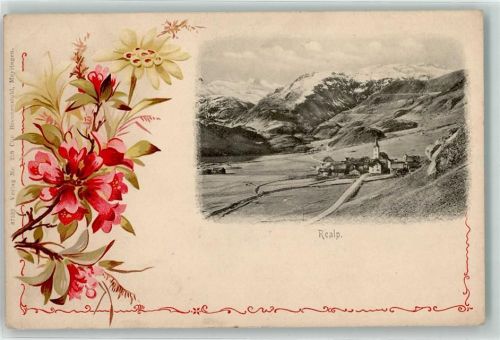 6491 Realp Gebrauchsspuren Mit Blumendekor