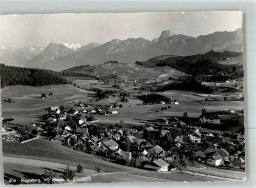 3132 Riggisberg 1958 Foto AK Niesen Stockhorn
