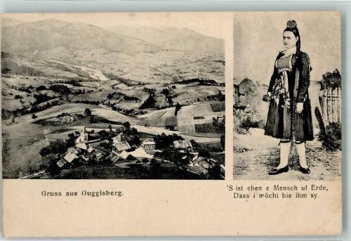 3158 Guggisberg 1907 - Frau Tracht
