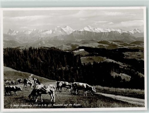 Lüderenalp Gebrauchsspuren Alpenkette