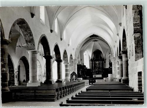 1890 St-Maurice - Abbatiale de St-Maurice Intérieur