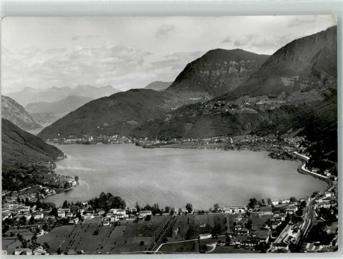 6825 Capolago Gebrauchsspuren Riva San Vitale Aerofoto