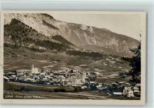 7017 Flims Dorf 1923 - gegen Fidaz