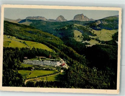 3132 Riggisberg 1940 Foto AK Fliegeraufnahme Grand Hotel Gurnigel-Bad