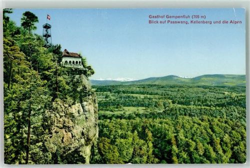 4145 Gempen Gebrauchsspuren Restaurant Gempenfluh Aussichtsturm