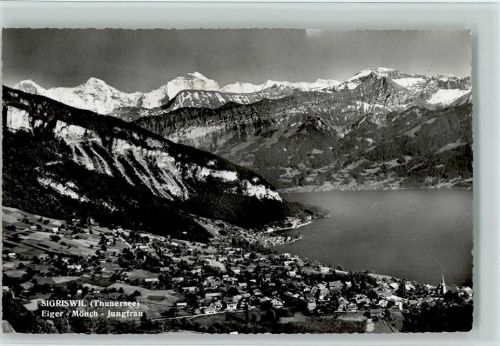 3655 Sigriswil - Eiger Mönch Jungfrau Thunersee