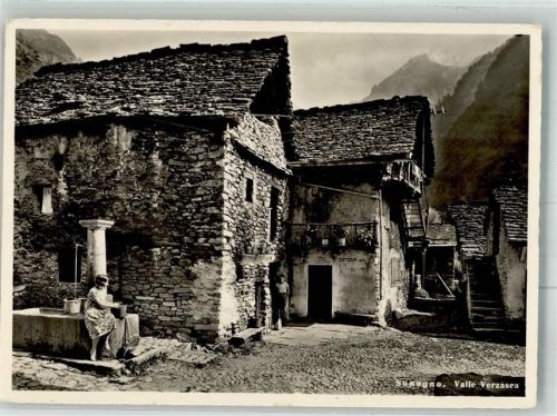 6637 Sonogno Foto AK Valle Verzasea