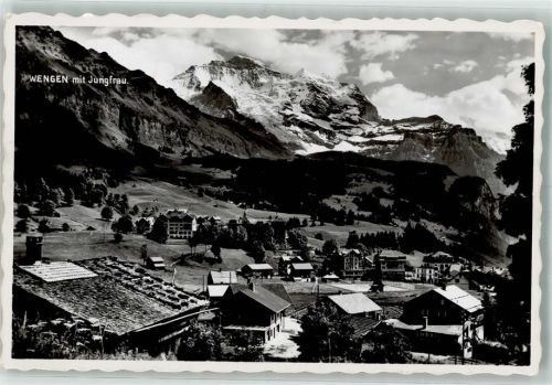3823 Wengen Foto AK Jungfrau