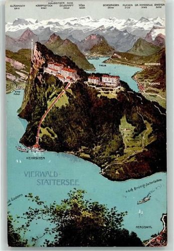 6365 Kehrsiten - Vierwaldstättersee Vogelschau