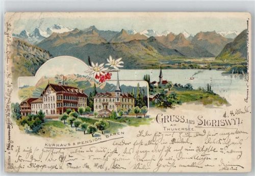 3655 Sigriswil - Kurhaus, Pension Bären, Thunersee