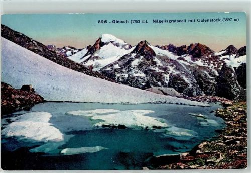 Galenstock - Gletsch Nägelisgratseeli mit Galenstock