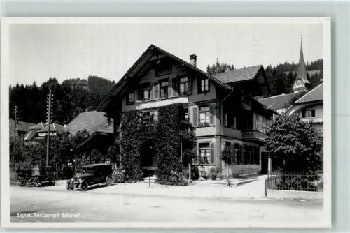 3534 Signau - Restaurant Bahnhof mit Metzgerei