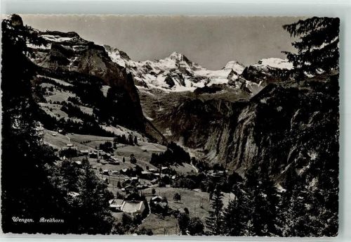 3823 Wengen Foto AK Breithorn