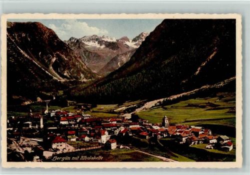 7482 Bergün Bravuogn 1938 - mit Albulakette