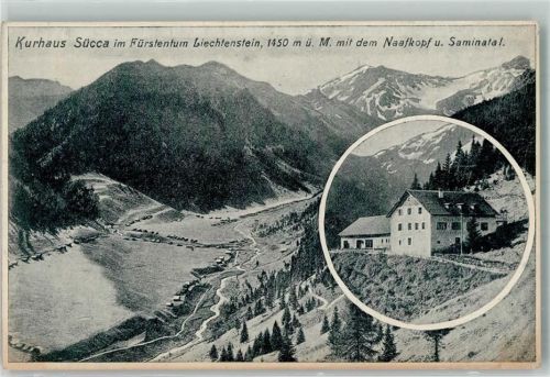 9497 Triesenberg - Kurhaus Sücca mit Naafkopf u. Saminatal