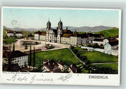Einsiedeln 1905 - Klosterplatz