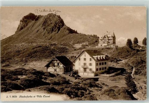 Riederfurka 1915 - Riederfurka et Villa Cassel